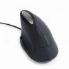 GEMBIRD myš MUS-ERGO-03, Vertikální - Ergonomická, drátová USB, podsvícená, šedá MUS-ERGO-03