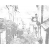 ZUTY Bodkovanie - ULIČKA NA POBREŽÍ DEVONU Rámovanie: vypnuté plátno na rám, Rozmer: 40x50 cm