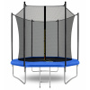 Aga SPORT FIT Trampolína 250 cm Modrá + vnútorná ochranná sieť + rebrík