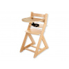 Hajdalánek Rastúca stolička ALMA buk - standard boky: buk, stred: buk, varianta: s pultíkom ELA