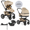 Easywalker Kočík kombinovaný Jimmey 2v1 Sand Taupe LITE AIR + CYBEX Aton B2 i-Size + základňa