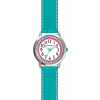 Tyrkysové trblietavé dievčenské detské hodinky so kamienkami CLOCKODILE SPARKLE