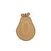 Ferm Living Pletený jutový koberec Pear – prírodný