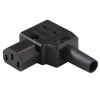 PREMIUMCORD Konektor sieťový 230V/F IEC C13, zahnutý 90° cs220/f90