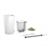 Lechuza geobra Kvetináč Lechuza Maxi Cubi all-in-one set Farba: Biela