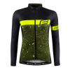 Force SPRAY LADY army-fluo dámsky cyklodres - dl. rukáv - S