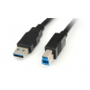 PremiumCord Kábel USB 3.0, A-B, 9pin, 2m ku3ab2bk