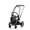 Cybex e-Priam Podvozok + Seat Chrome/Black