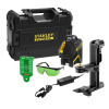 Stanley FMHT77617-1 FATMAX linkový laser 360° + 2V, Li-Ion baterie, zelený paprsek