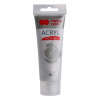Happy Color Akrylová farba METALIC v tube 75 ml, strieborná (HA 7370 0075-81)