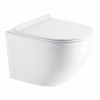 Olsen Spa Závesné WC ARCO RIMLESS s FLAT sedadlom Soft-close OLKLT046E