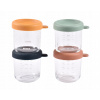 Sada nádobiek na sklo s uzáverom 4x250 ml BEABA