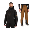 Pánský lyžařský komplet Turnau BLK 3XL + Rhea BRN 4XL