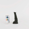 Topped Toys Pegasus 60 Obsidian, prémiové silikónové dildo 17 x 4,8 cm