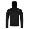 Mikina ORTOVOX Fleece Light Hoody M Black Raven Čierna M
