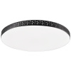LED svietidlo stropné MOON Black 4000K