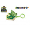 Teddies Prívesok na kľúče hlava dinosaurus hryzacie plast 6cm na zotrvačník 6 druhov 12ks v boxe