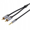 Kábel Vention BCNBK minijack (3,5 mm) - 2x RCA (cinch) 8 m