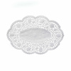 Wimex Dekoračná krajka (PAP) oválna biela 36 x 28 cm