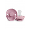Frigg Okrúhly cumlík frigg rope baby pink, 0-6m, silikón