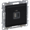 Legrand SUNO - USB zásuvka typ A + C - 5 V - 3 A, Černá - Legrand 721430 himp