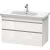 Duravit DuraStyle skrinka 93x44.8x61 cm závesná kúpeľňová skrinka pod umývadlo biela DS648202222
