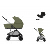CYBEX Melio Carbon + Cot Travel Set Cloud G Plus i-Size moss green 2025