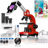 Bresser Junior Student Biolux SEL 40–1600x (Zväčšenie 40-1600x, okuláre WF10x/20x, spodné aj vrchné LED osvetlenie)