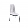 Tempo Kondela Jedálenská stolička, sivá/chróm, GERDA NEW (42x103x58cm)