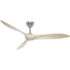 CasaFan ECO AIRSCREW 152 BN-NT stropný ventilátor, 28 W, (Ø x v) 1520 mm x 275 mm, chróm, 315243; 315243