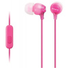SONY sluchátka MDR-EX15AP, handsfree, růžové PR1-MDREX15APPI.CE7