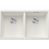 Blanco Subline 350/350 U Granitový drez - Biela