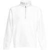 Fruit of the Loom Mikina Premium Zip Neck Sweat s 1/4 zipem COT-16203200104 XL Bílá