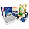 4 FILTRE BOSCH 5 L OLEJA CASTROL 5W30 AUDI A6 C7 2.0 TDI 150 190 KM EURO 6