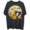 Tričko Disney - The Nightmare Before Christmas Sunset Jack Čierna XXL