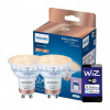 2x LED žiarovka GU10 4,7W = 50W 2700-6500K CCT 36° SMART WiFi Philips WiZ