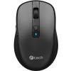 C-Tech WLM-19, bezdrôtová myš Dual mode, BT5.0 + 2,4GHz, čierna WLM-19