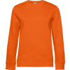 B&C | QUEEN Crew Neck, Dámska mikina, oranžová pure, S