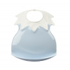 Plastový bryndák s límcom, Baby Blue