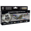 Sada akrylových farieb Vallejo Model Air Color - RAF Colors Day Fighters 1941 - 1945 & P.R.U. 8x17ml