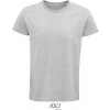 SOL'S | Crusader Men, Pánske tričko z bio bavlny, sivá mel., 4XL