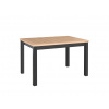 Rozkladací jedálenský stôl Mixi 5 120-150x80 - sonoma / grafit