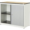 Skriňa s posuvnými dverami ,v x š x h 818 x 1200 x 432 mm, doska s plným jadrom, 1 polica mauser