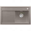 Blanco Zenar 45 S Granitový drez s odkapávačom vľavo, 86x51cm, tartufo 523796