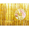 PÁRTY ZÁVES ZLATÁ - GOLD - Silvester - 90 x 240 cm