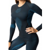 DÁMSKA termoaktívna košeľa s dlhým rukávom SPAIO BREEZE BLACK/BLUE L