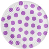 Godan Tanieriky papierové fialové bodky 18 cm 6 ks