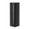 BRABANTIA Newicon 30 l čierny - odpadkový kôš z nehrdzavejúcej ocele s pedálom