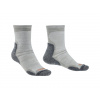 Bridgedale Hike Ultra Light T2 Merino Performance Crew pánské ponožky gunmetal - L (9-11,5) / EU 44-47 / 27-29 cm