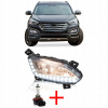 HYUNDAI SANTA FE III DM 2012-2015 HALOGÉN + DRL LED PRAVÁ 92202A1010